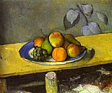 Paul Cezanne Apples Peaches Pears and Grapes painting